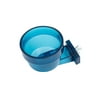 Happy Home Pet Product Quick Lock Bowl for Small Animal and Bird Feeder, Blue, 10oz.