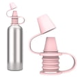 thumbnail image 1 of Iodue Straw Water Bottle Mouth Conversion Head Anti Nozzle Car Anti Overflow Portable Silicone Drinking Water Bottle Conversion Cap, 1 of 4