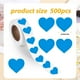 thumbnail image 4 of Pegatina de Amor en Blanco, Rollo Autoadhesivo, Pegatina en Forma de Corazón, 500 Etiquetas / Rollo, 4 of 5