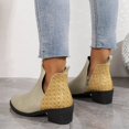 thumbnail image 2 of fashion-v-cut-side-zipper-boots-printed-square-heel-ankle-boots-pionted-toe-autumn-winter-shoes-for-women, 2 of 7