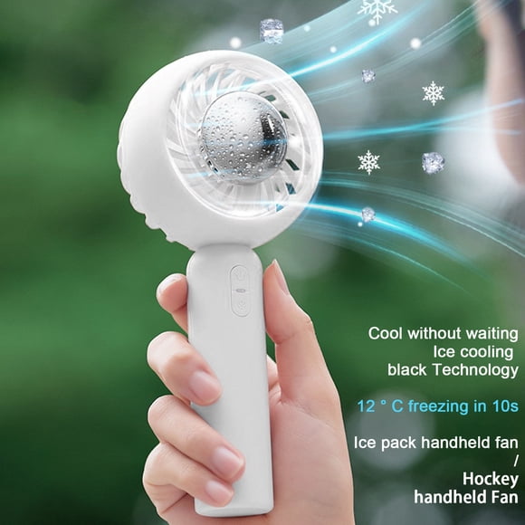 KTTECTOA Ice-sensing Fan USB Charging Portable Handheld Wind Portable Ice-sensing Refreshing Small Fan Speed Can Be Adjust Room Refreshing Handheld Fan Clearance Home Essentials Canada Days