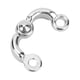 thumbnail image 5 of Anillo de pie de pájaro de metal resistente y duradero 5 piezas de anillo de pie de entrenamiento de loros de metal de alta para pájaro mascota pájaro anillo de pie ANGGREK Otros, 5 of 8