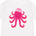 thumbnail image 4 of Inktastic Octopus Ocean Sea Creature Girls Girls Long Sleeve Toddler T-Shirt, 4 of 5