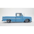 thumbnail image 3 of 1965 Chevy C-10 Styleside Pickup Lowrider, Blue - Sun Star 1366 - 1/18 scale Diecast Model Toy Car, 3 of 7
