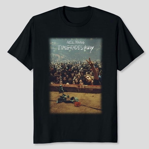 Neil Young Time Fades Away T-Shirt Unisex, Sizes S-5XL, Tbun