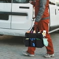 thumbnail image 4 of Bolsa de limpieza con correas para hombros y cintura, bolsa de mano grande para suministros de limpieza para limpiadores y amas de casa, 4 of 5