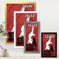 thumbnail image 4 of Designart 'Stay Weird Hand Sign' Vintage Framed Art Print, 4 of 4