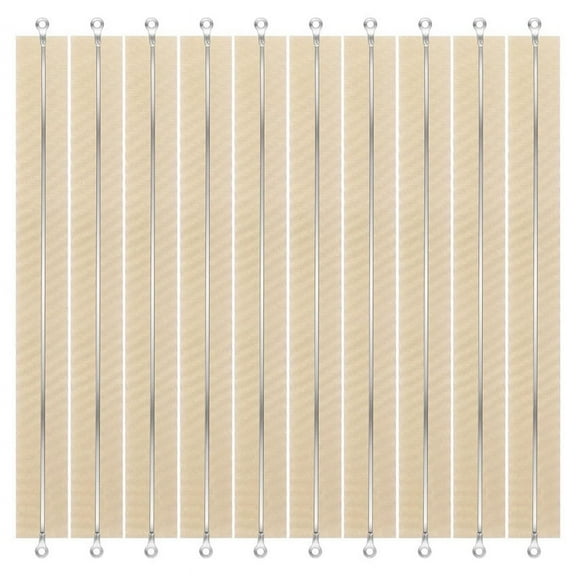 10pcs Impulse Sealer Replacement Parts,12 Inch Cloth Heat Seal Strips Square Elements Grip Impulse Sealer Repair Kit