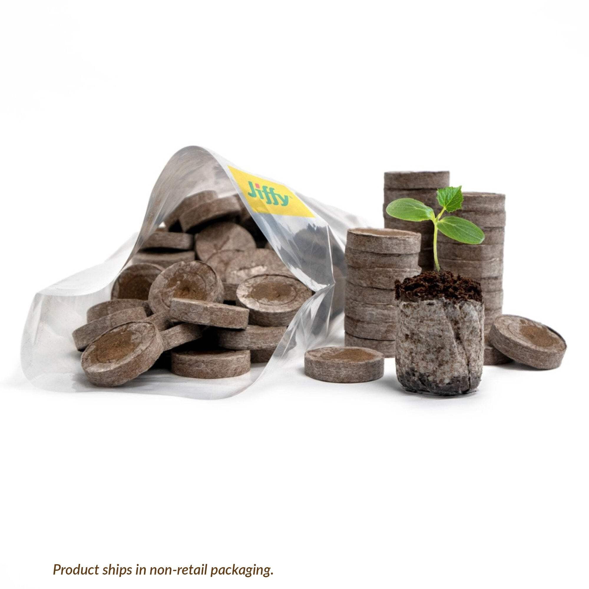 100 Count- Jiffy 36 MM Peat Soil Pellets Seeds Starting Plugs: Indoor Seed Starter and SUPERthrive Plant Vitamin Solution with Kelp, 4 Oz.