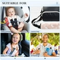 thumbnail image 5 of Qxltty Pattern with Small White Flowers on Pink Background Car Seat Strap Pads are Soft and Snug Fitting for All Cars Backpacks Pushchair, 5 of 8