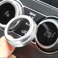 thumbnail image 1 of Garniture de Bouton de Climatisation, Décoration de Bouton de Commande Forte Installation Facile Anti-Rayure 4Pcs Alliage d'Aluminium Brillant pour la Modification de Voiture, 1 of 8