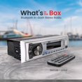 thumbnail image 3 of Pyle Marine Bluetooth Stereo Radio - 12v Single DIN Style Boat In dash Radio Receiver System with Built-in Mic, Digital LCD, RCA, MP3, USB, SD, AM FM Radio - Remote Cont, 3 of 7