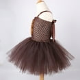 thumbnail image 3 of MIXUE Kids Toddler Girls Outfit Sets Net Skirt Puff Dress Brown Bear With Head Accessory Outwear,Brown,8-9 Years, 3 of 3