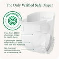 thumbnail image 3 of Organic Cotton Enhanced Chlorine Free Disposable Diaper - Size 6 - 34ct, 3 of 6