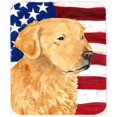 thumbnail image 1 of Usa American Flag With Golden Retriever Mouse Pad, Hot Pad Or Trivet, 1 of 1