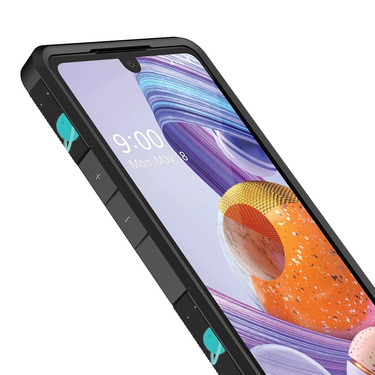LG Stylo 6 Case, LG Stylo 6+ Case, KAESAR Hybird Drop Protection Sleek Slim Dual Layer Shockproof Colorful Graphic Armor Case For LG Stylo 6 / LG Stylo 6 Plus (Space) - image 3 of 5