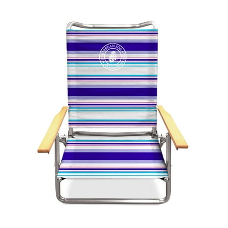 Caribbean Joe Five position folding beach chair
