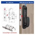 thumbnail image 2 of Door Lock, TTlock App Smart Door Lock Tuya Finrprint Smart Card Eletronica Home Office Intellint Digital Lock ,Easy to Install, 2 of 7
