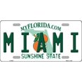 thumbnail image 1 of Smart Blonde LP-6007 Miami Florida Novelty Metal License Plate, 1 of 1
