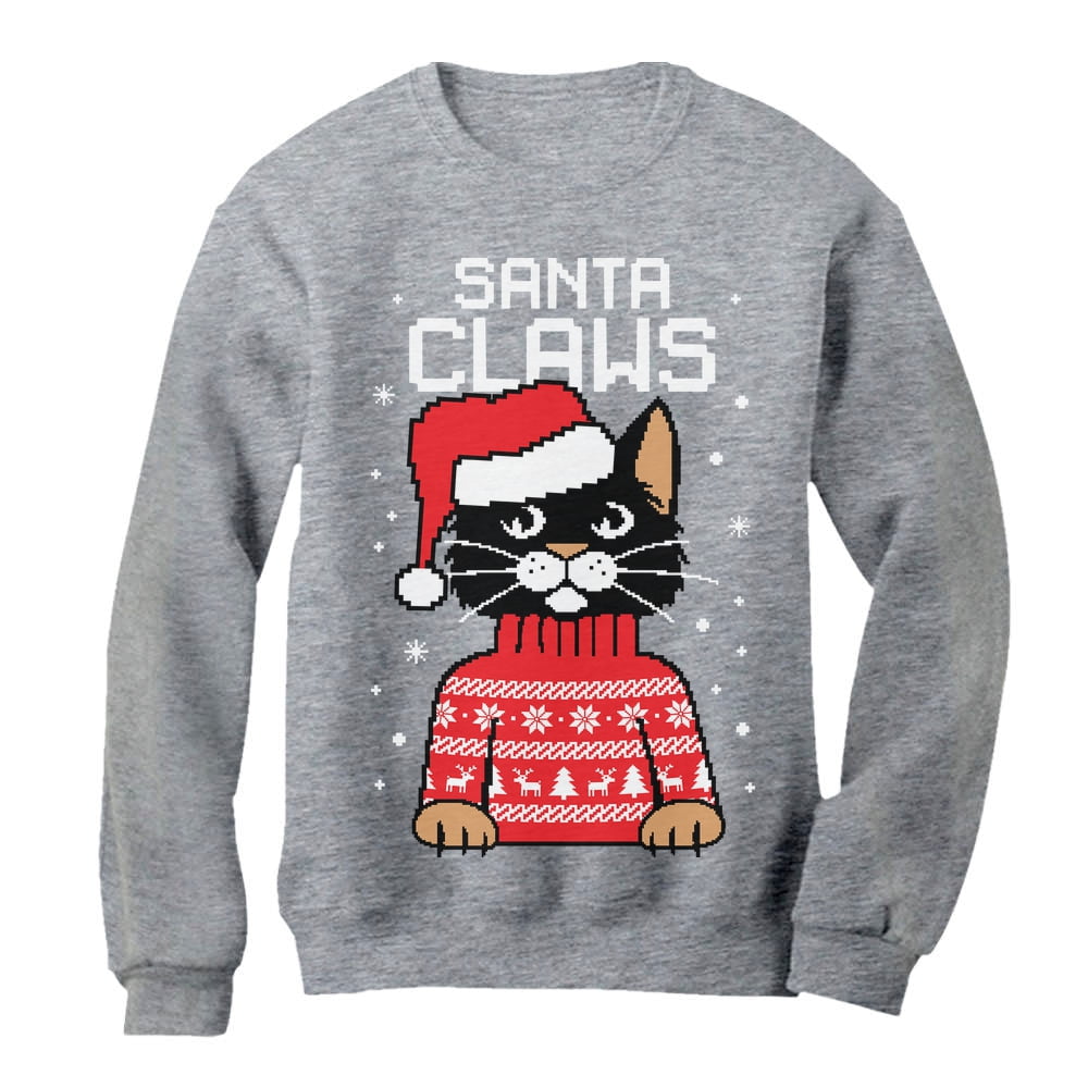 UGLY XMAS CHRISTMAS SWEATER Vacation Santa Dog Women Men Sweatshirt Gifts Tops 