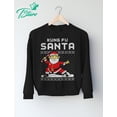 thumbnail image 6 of Tstars Boys Unisex Ugly Christmas Sweatshirt Gift for the Holidays Ugly Xmax Kung Fu Santa Kids Christmas Gift Holiday Shirts Party Funny Humor Christmas Gifts for Boy Toddler Kids Sweatshirts, 6 of 6
