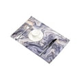 thumbnail image 4 of MKHERT White Gray Marble Ink Acrylic Painted Waves Texture Placemats Table Mats for Dining Room Kitchen Table Decoration 12x18 inch,Set of 6, 4 of 4
