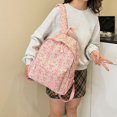 thumbnail image 4 of HJYCHN Backpack for Girls Stripe Bow Heart Print 3Pc Set Daypack with Crossbody Pouch Pencil Case Back to School Supplies for Kids Boys Backpack Pink, 4 of 9