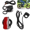 thumbnail image 1 of 24V 36V 48V Electric Bike Light, Durable Heat Resistant Corrosion Resistant Double Switch Bike Front and Rear Light Set Nonslip with Screw for Riding, 1 of 7