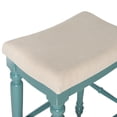 thumbnail image 3 of Linon Martha 30" Backless Bar Stool, Blue, 3 of 6