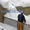 thumbnail image 3 of Costway Râteau de Toit Léger Outil de Déneigement Poignée Télescopique Réglable 20 Pieds, 3 of 9