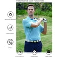 thumbnail image 4 of Alex Vando Mens Golf Shirt Moisture Wicking Quick-Dry Print Performance Polo Shirts for Men, 4 of 5