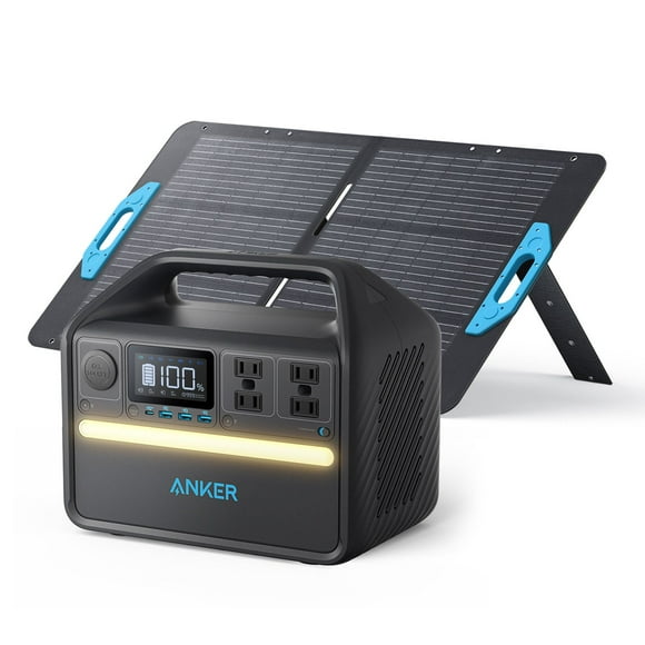 Anker SOLIX 536 Portable Power Station 508W/500W with 100 Watts Solar Panel