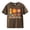 Brown, variant on XXWXYD School Season Girl Tops Girls and Boys Casual Short Sleeved T Shirt 100 Days Of School Opening 100 Days Anniversary Personality Loose Short Sleeved (3-4 Years,AG)