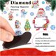 thumbnail image 2 of Imanes de dibujo de diamantes navideños Kits de arte de diamantes con imanes para el refrigerador de Navidad Kits de diamantes de muñeco de nieve con árbol de Navidad para adultos y niños, 2 of 5