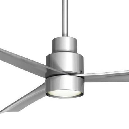 Minka Aire K9787L-SL Single Globe Silver Ceiling Fan Light ...