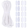 thumbnail image 1 of Accessoire de Rideau Incluant Chaîne à Rouleau en Plastique et Chaîne à Billes pour Stores à Rouleau Blanc 4,5 mm, 1 of 6