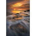 thumbnail image 2 of Jaynes Gallery 11x14 White Modern Wood Framed Museum Art Print Titled - USA-New Jersey-Cape May National Seashore Sunrise on ocean shore, 2 of 4
