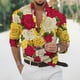 thumbnail image 2 of Camisa hawaiana de manga larga para hombre, moda de primavera y otoño, camisa con estampado de flores en 3D para hombre, top moderno para hombre, 2 of 4