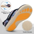 thumbnail image 5 of Leisfit Womens Men Slippers Wide Width Diabetic Shoes Adjustable Barefoot Walking Shoes for Arthritis Edema Feet, 5 of 6