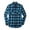 Sky Blue, variant on Men's Shirts Plaid Flannel Brushed Warm Casual Lapel Button Down T Shirts for Man