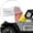 White, variant on HMMAGNETS American Flag Magnets for Trucks and Cars, Magnetic Decals for Cars, 3-Pack + Reverse Flag, Black
