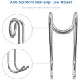 thumbnail image 3 of CPDD 12-Inch Shower Squeegee Set, Includes Chrome-Plated Shower Door Hook and Adhesive Hook, for Shower Doors, Mirror and Window, 3 of 6
