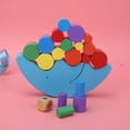 thumbnail image 4 of Juguete de aprendizaje temprano para bebés, bloques de equilibrio de luna de madera, lindos juguetes para niños., 4 of 11