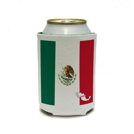 Mexico Home Country Can Cooler Drink Insulated Holder - Flag
