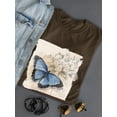 thumbnail image 3 of Butterflies On Paper T-Shirt Women -Grace Popp Designs, Female Large, 3 of 4