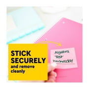 Post-it Transparent Notes, Clear, 2.8 in. x 2 .8 in., 36 Sheets, 1 Pad