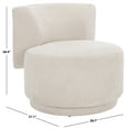thumbnail image 3 of Safavieh Rhyt Transitional Wood and Fabric Dining Side Chairs, Beige, 3 of 6