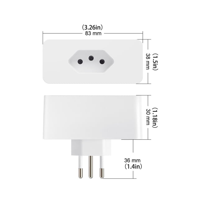 WiFi Smart Socket Voice Control Countdown Power Outlet 16A Living Room Home Appliances Controller Electronic Devices Brazil Plug
