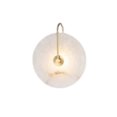 thumbnail image 1 of Simple LED wall lamp with natural Spanish marble decoration, 1 of 3