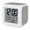 Gray, Charcoal, Ash, Silver, variant on Grey Terracotta Splatter Digital Alarm Clock for Bedrooms, Smart LED Alarm Clock with 7 Color Changing Night Light, Boho Mottled Vintage Rustic Silent Wake Up Clocks for Sleep Study Cooking 3.2"x3.2"